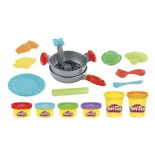 Комплект моделини Hasbro Play-Doh Silly Noodles, 6 цвята