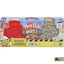 Комплект моделини Hasbro Play-Doh Wheels Строителни материали, 2 бр