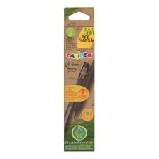 Моливи с гума Carioca Еco Family - HB, черни, 6 броя