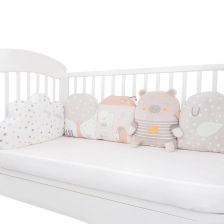 Комплект плюшени възглавници за кошара Kikka Boo