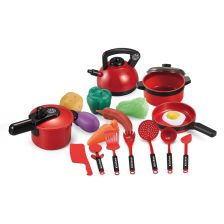 Комплект Raya Toys Mini кухненски съдове и прибори 18 части