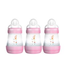 Комплект шишета MAM Easy Start Anti-Colic Bottle 160ml 3бр розови