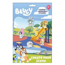 Комплект стикери Kids Licensing Bluey, с 2 бр. цветни сцени