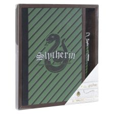 Комплект тефтер А5 и химикалка Cerda Harry Potter Slytherin