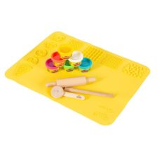 Комплект за игра Roba Play-Doh с 3D подложка за творчество, дървени инструменти и глина за моделиране, 98157PD1-1