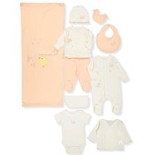 Комплект за изписване Bebetto Colorful birds, 10ч., 0-3 м., Z986