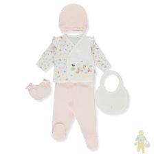 Комплект за изписване Bebetto HAPPY GARDEN, 5 ч., 0-3 м, Z870