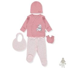 Комплект за изписване Bebetto HAPPY PANDA, 5 ч., 0-3 м, Z879