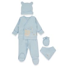 Комплект за изписване Bebetto Organic Sleepy Sheepy, 5ч., 0-3 м., Z1083