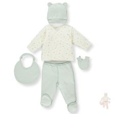 Комплект за изписване Bebetto Pure Teddy 5 ч., 0-3м. Z849