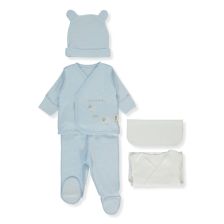 Комплект за изписване на недоносени Bebetto Organic Sleepy Sheepy, 5ч., 0-1 м., Z1074