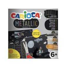 Комплект за картички Pop-up CARIOCA Metallic