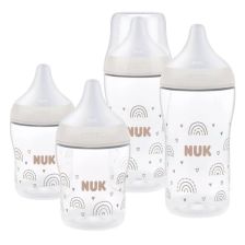 Комплект за новородено Nuk Perfect Match TC Дъга, 150-260 мл., 4 ч.
