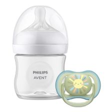 Комплект за новородено Philips Avent Natural Response, Шише, биберон и залъгалка