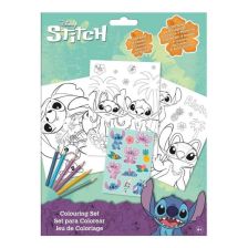 Комплект за оцветяване Kids Licensing Disney Stitch, със стикери и 6 бр. моливи