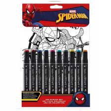 Комплект за оцветяване Kids Licensing Spiderman с маркери