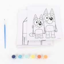 Комплект за оцветяване с числа Cerda Bluey, 2700001726