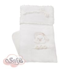 Спален комплект за кошара Sofija ANASTAZJA Екрю 5 части