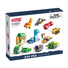 Конструктор Feelo Animals, 239 ч.