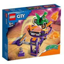 Конструктор LEGO City Каскадьорско предизвикателство с рампа, 60359