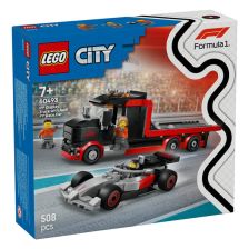 Kонструктор LEGO City Камион F1 със състезателна кола Audi F1 60493