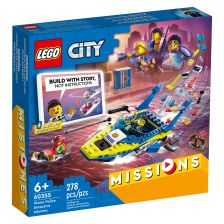 Конструктор LEGO City Мисии на детективите от водната полиция 60355