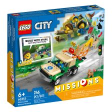 Конструктор LEGO City Мисии за спасяване на диви животни 60353