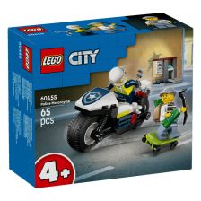 Конструктор LEGO City Преследване с полицейски мотоциклет, 60455