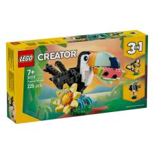 Конструктор LEGO Creator 3 в 1 Диви животни: Тропически тукан, 31173