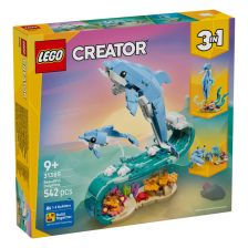 Конструктор LEGO Creator 3в1 Морски животни: красиви делфини, 31385