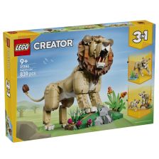 Конструктор LEGO Creator 3 в 1 Диви животни: Величествен лъв, 31386