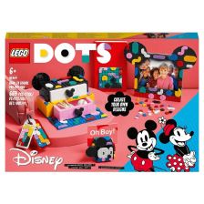 Конструктор LEGO DOTS Мики и Мини Маус - Кутия за училищни проекти 41964