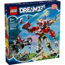 Конструктор LEGO DREAMZzz Тигър-робот на Купър и драгстер на Zero 71497