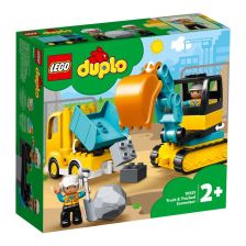 Конструктор LEGO DUPLO Камион и екскаватор с вериги 10931
