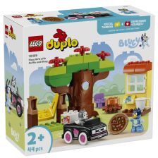 Конструктор LEGO Duplo Момичетата с пицата, Мъфин и Блуи, 10469
