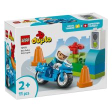 Kонструктор LEGO DUPLO Син полицейски мотоциклет, 10471