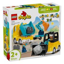 Kонструктор LEGO DUPLO Строителни машини 3в1, 10475