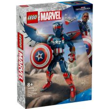 Конструктор LEGO Marvel Фигура за изграждане: Капитан Америка 76296