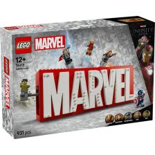 Конструктор LEGO Marvel Лого на MARVEL и минифигури 76313
