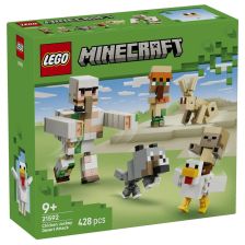 Конструктор LEGO Minecraft Пустинната атака на жокея на пилета, 21592