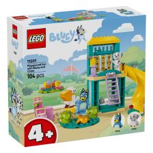 Конструктор LEGO На площадката с Bluey и Chloe, 11201