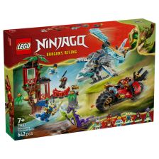 Конструктор LEGO Ninjago Битка при дървесната къща с превозни средства, 71857