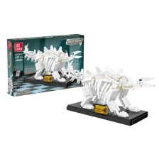 Конструктор Raya Toys Dino Might Скелет на Стегозавър, 428 части