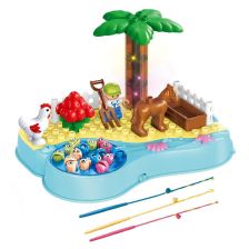 Настолна игра с рибки Raya Toys мини ферма, със светлини