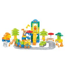 Конструктор Raya Toys Penguin & Duck, в чанта, 95 чaсти
