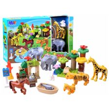 Конструктор Stapaw Raya Toys Весел зоопарк 3601, 51 части