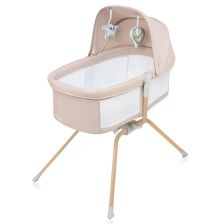Бебешка кошара Next to me 3 в 1 Lionelo Malin Evo люлееща се, с комарник