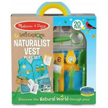 Комплект за игра и костюм Melissa and Doug  Naturalist Vest 40805