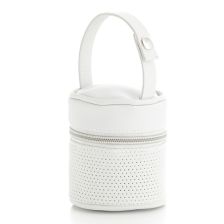 Кожен калъф за залъгалка Bimbidreams Dots White