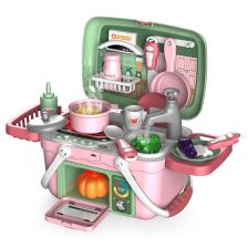 Кухня в кошница Raya Toys с пара и светлини